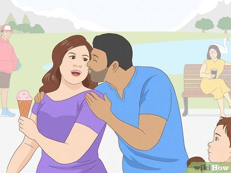 A public display of affection lets your girlfriend know you love her.