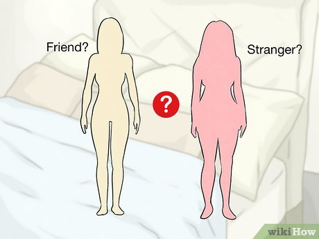 Discuss together whether it would be a friend or a stranger.