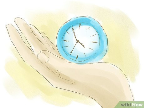 Step 1 Give yourself time.