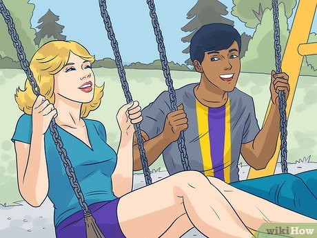 Step 4 Take her to the park and play on the playground.