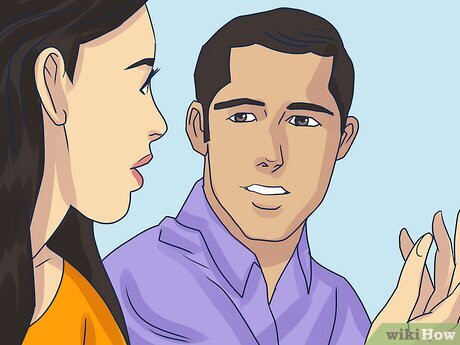 Step 4 Make eye contact with her.