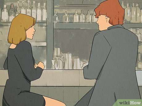 Step 2 Say "Hi" and tell her your name.