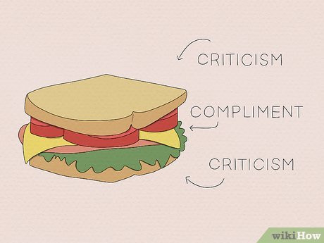 Step 4 Use the sandwich technique when communicating.