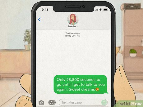 You two may like to keep things cutesy, and your text can reflect that.