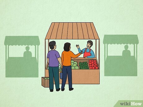 Step 1 Go to a farmer’s market together.