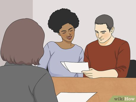 He suggests opening a joint bank account.