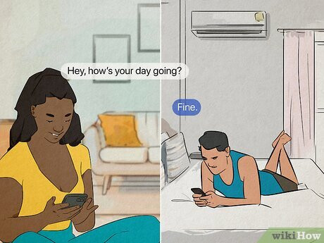 Step 1 They offer one-word responses to questions.