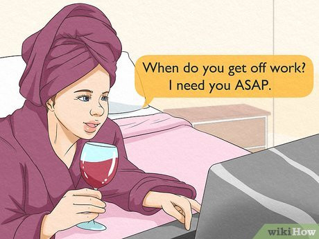 Spice up your texts to get him hot and bothered.