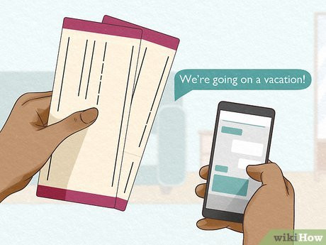 Talk about a getaway to get him ready for an adventure.