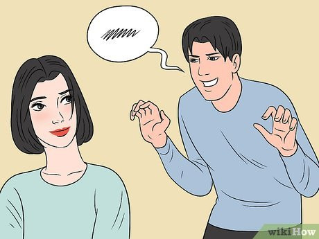 Step 4 Goad your girlfriend into a play fight with harmless teasing.